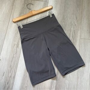 TNA Biker Shorts 9" inseam womens Gray (small) workout activewear athleisure